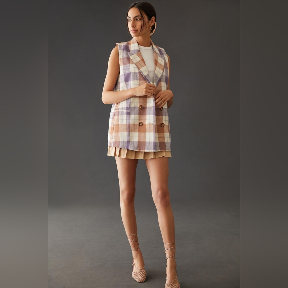 Anthropologie Hutch Classic Longline Vest